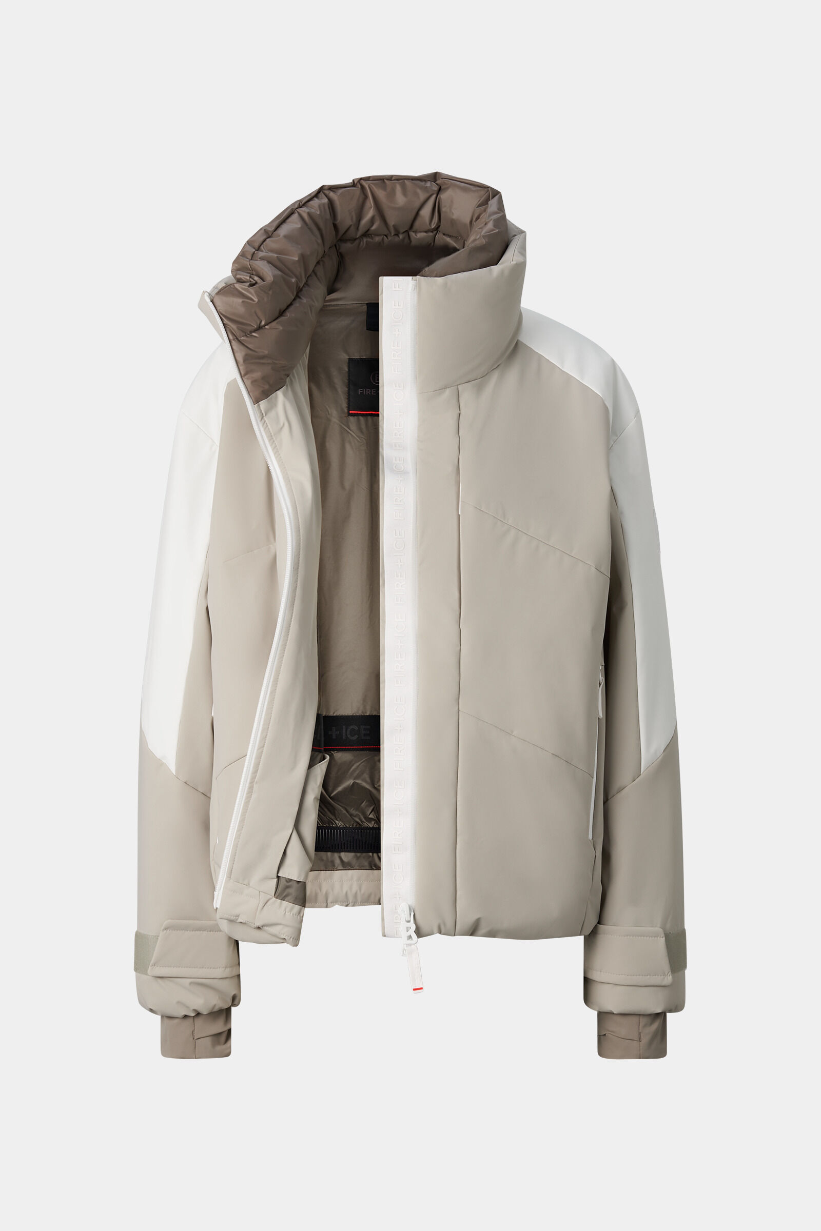 Skijacke Sasha Beige/Off-White