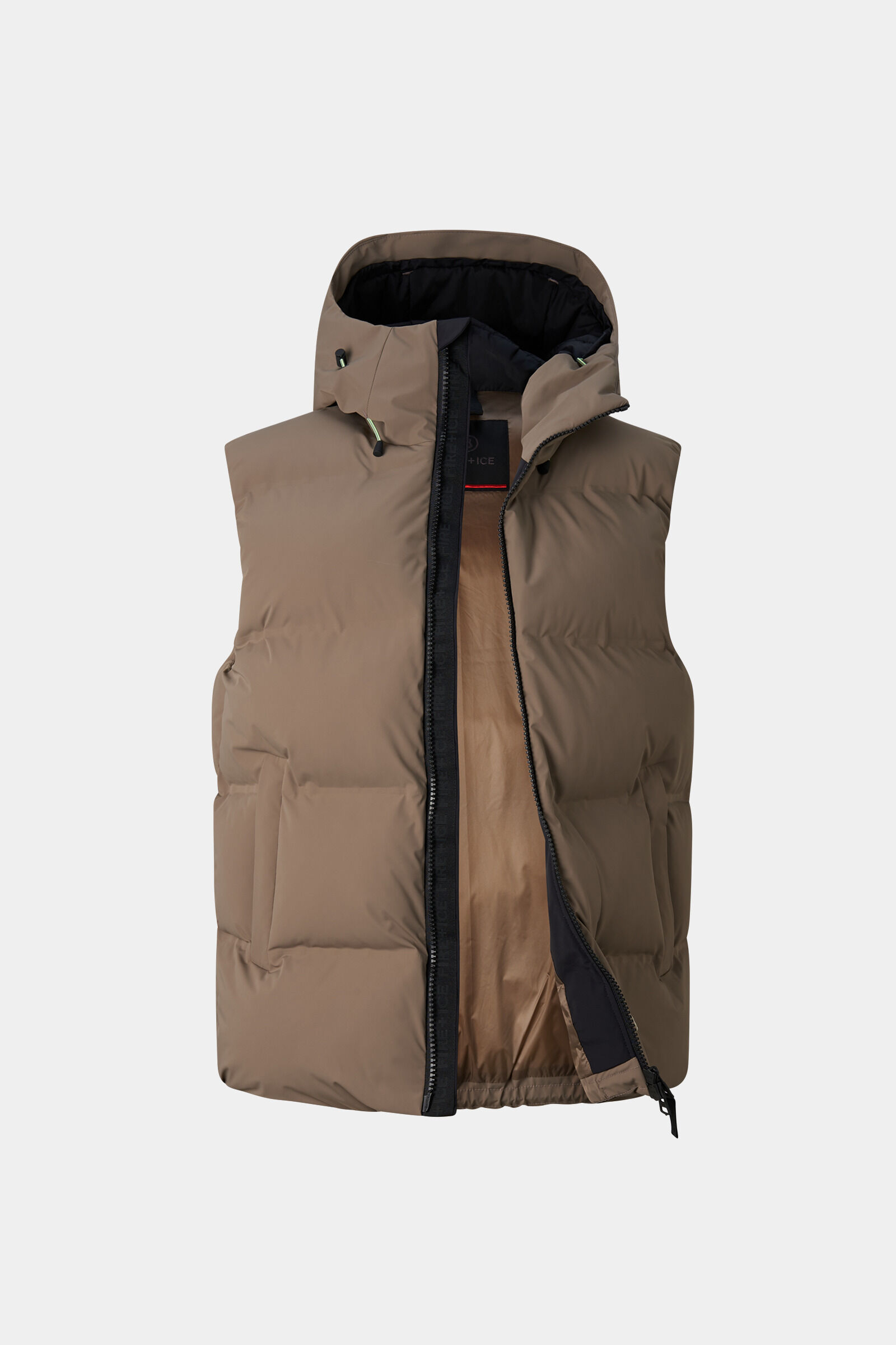 Gill quilted waistcoat Taupe