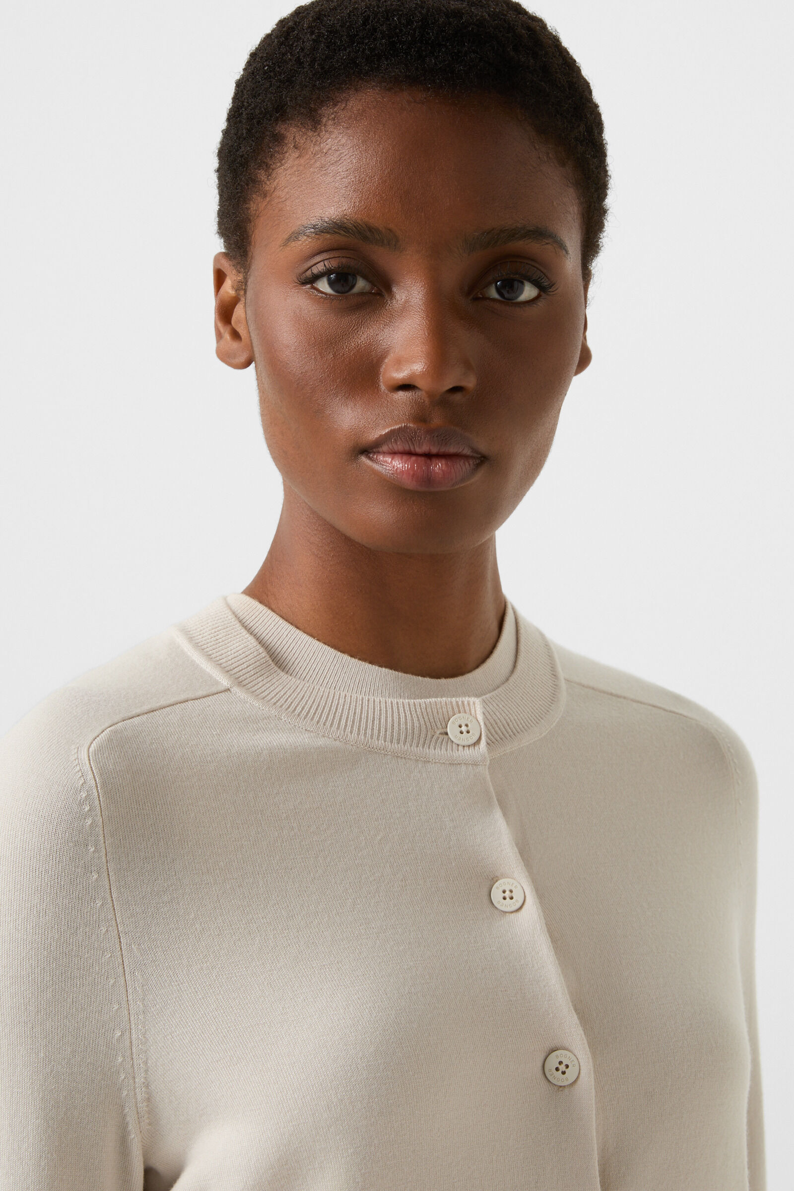 Ilma knit jacket Sand