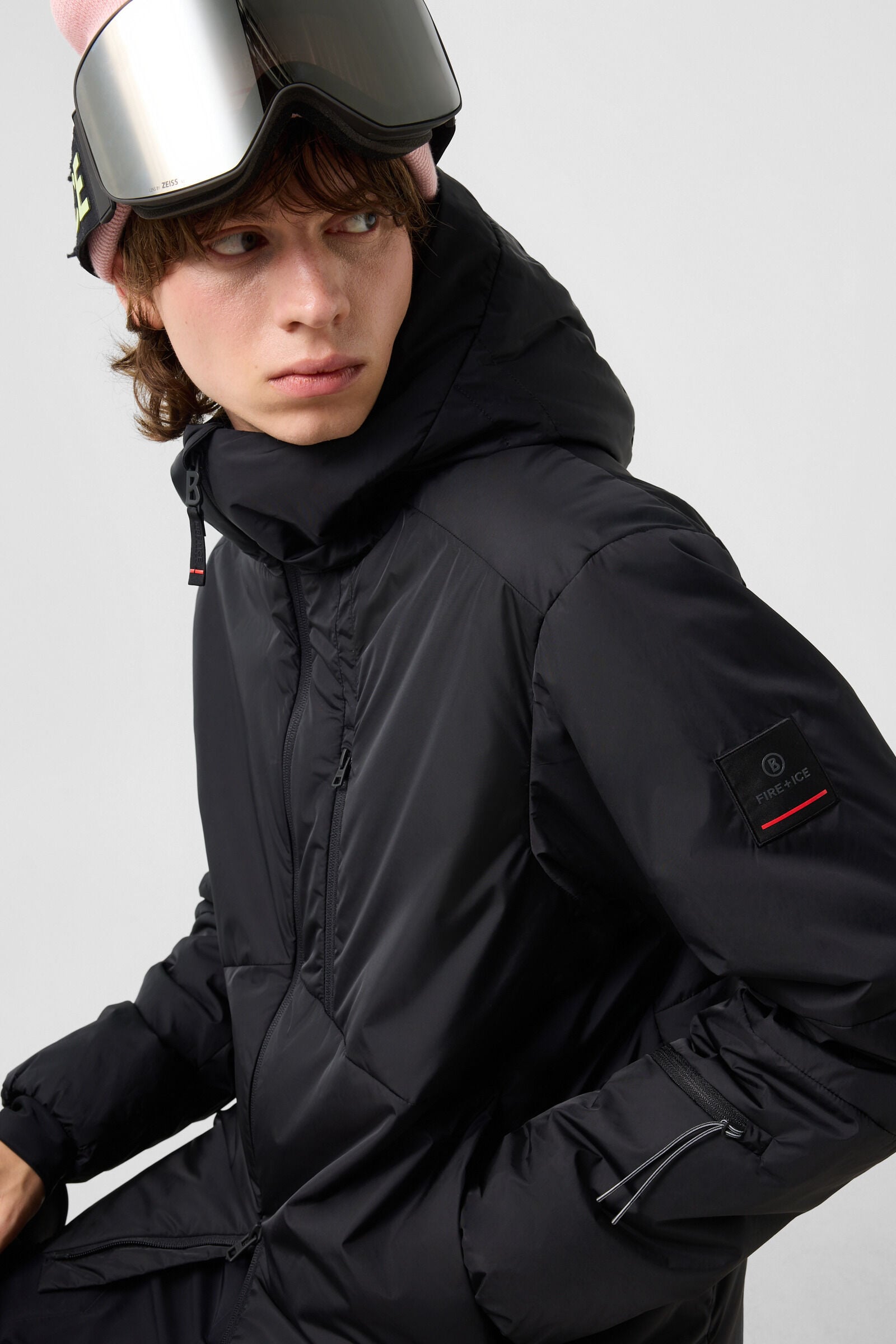 Skijacke Yago Schwarz