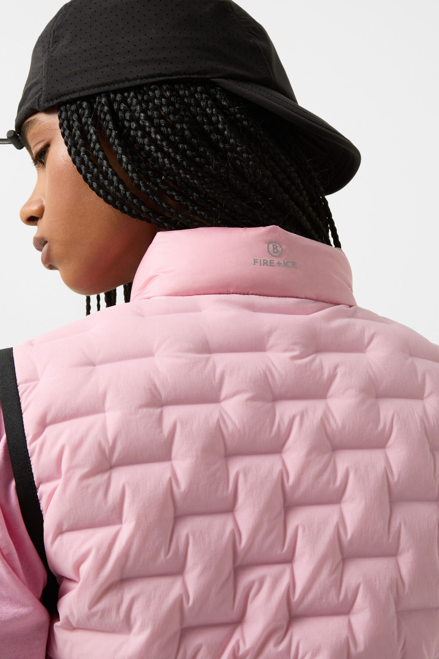 Fenja lightweight down waistcoat Pink