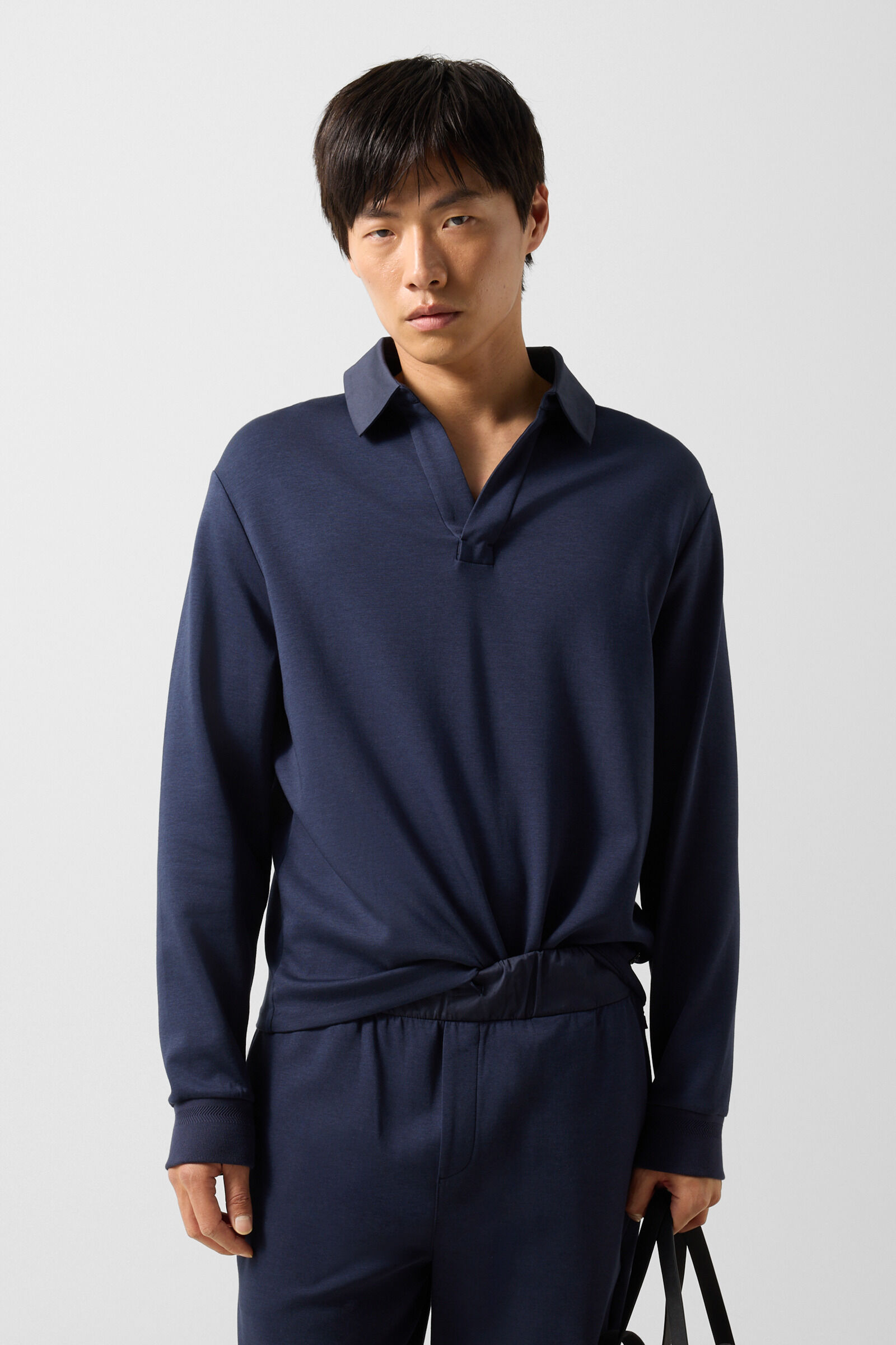 Lionel polo sweatshirt Navy blue
