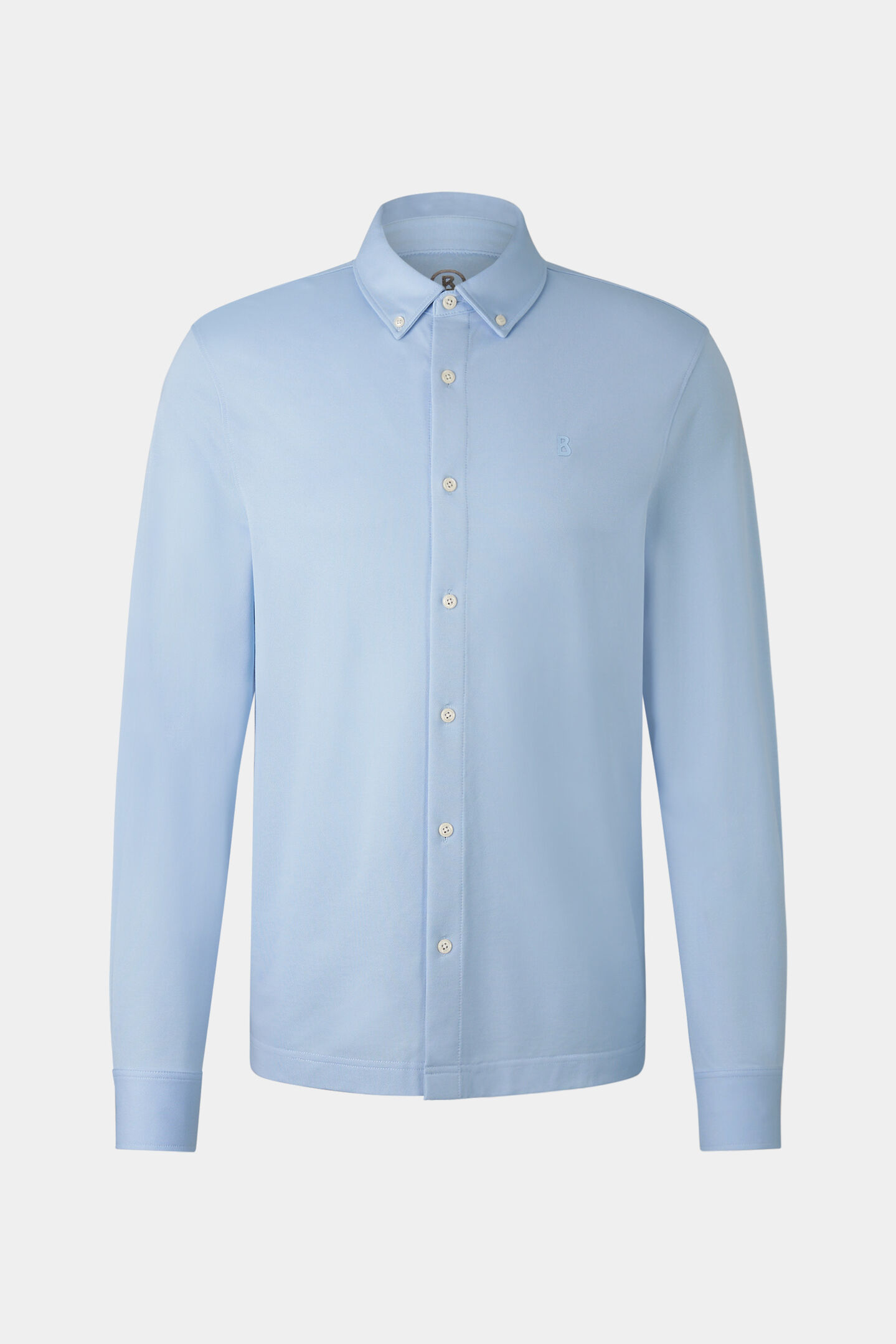 Piqué shirt Franz Light blue