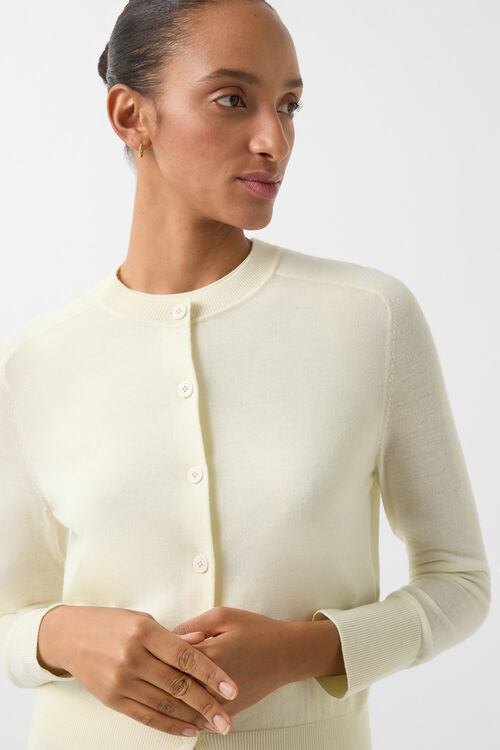 Ilma knit jacket Vanilla