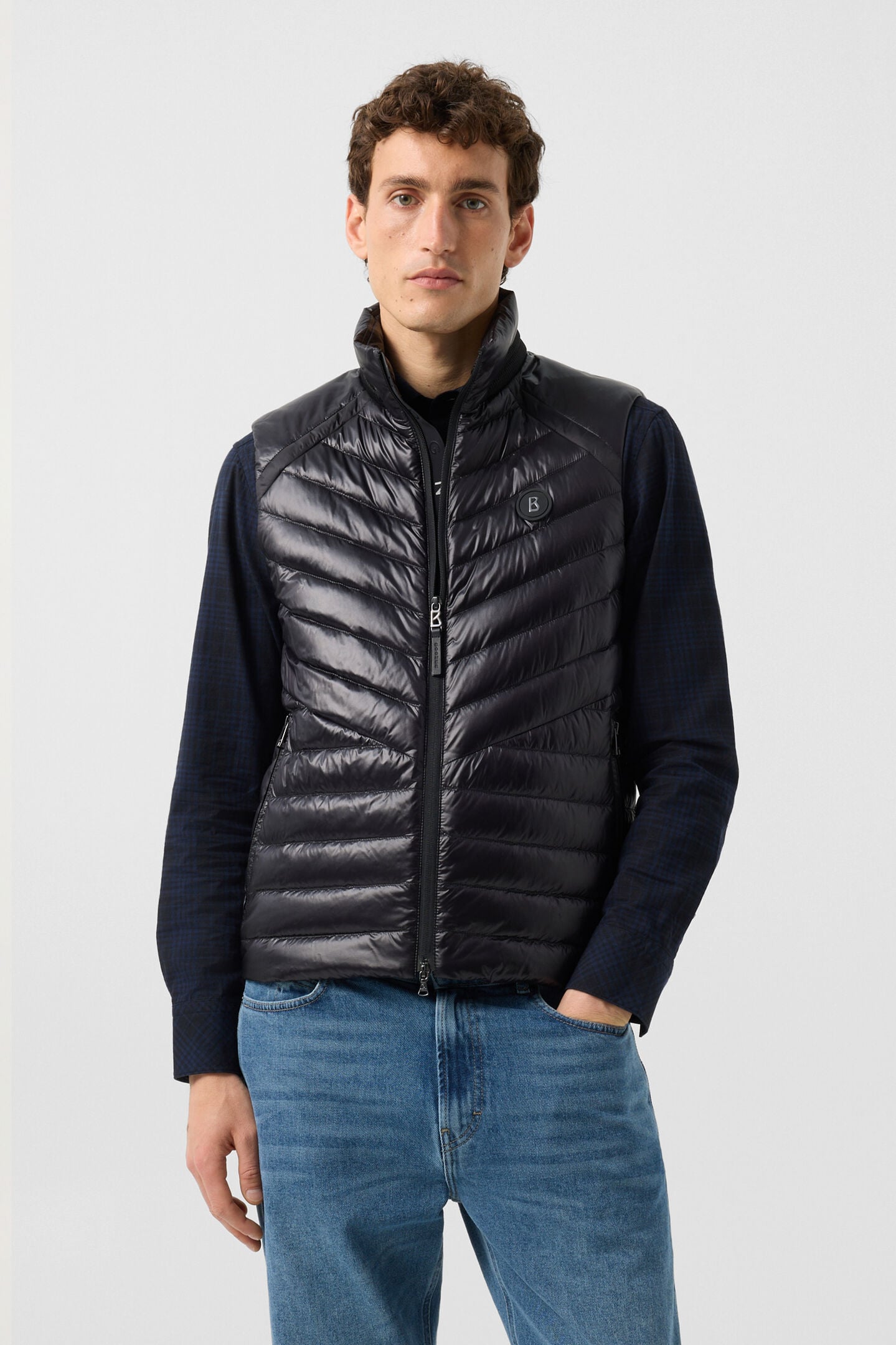 Lasse lightweight down waistcoat Black
