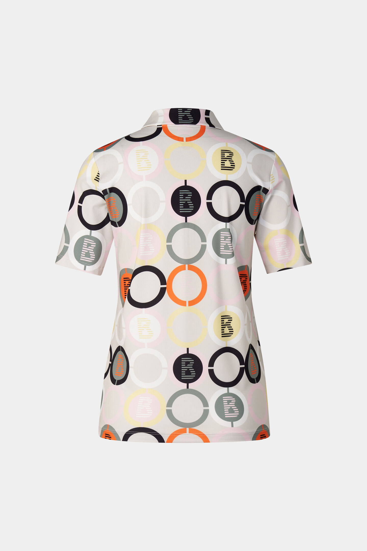 Taya functional short-sleeved top Sand/orange/grey