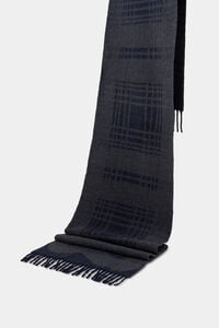Wool scarf Scarf Navy blue/grey Wool scarf Scarf Navy blue/grey
