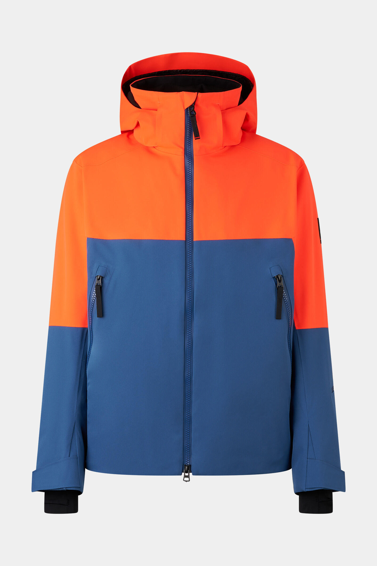 Halor ski jacket Neon orange/blue
