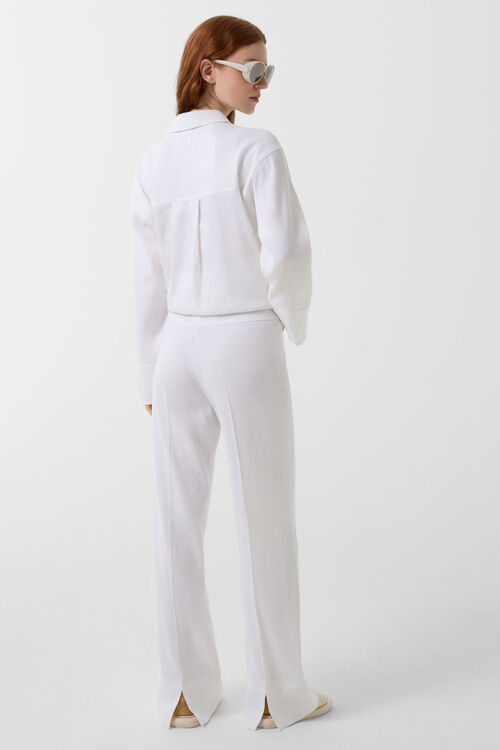 Marlenehose Rayen Weiß