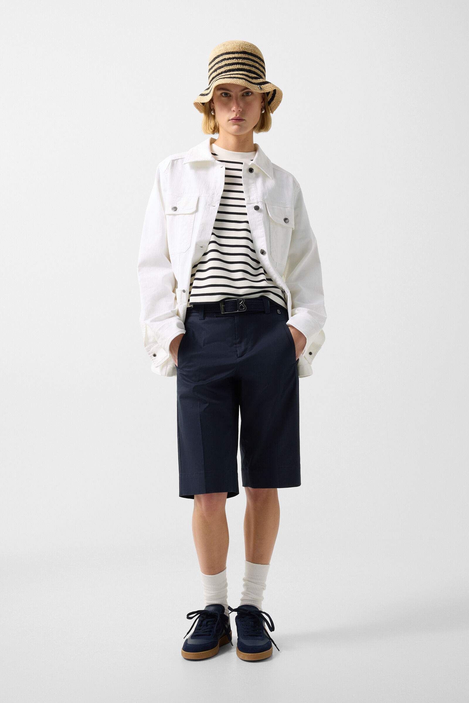 T-shirt Rachel Off-white/black