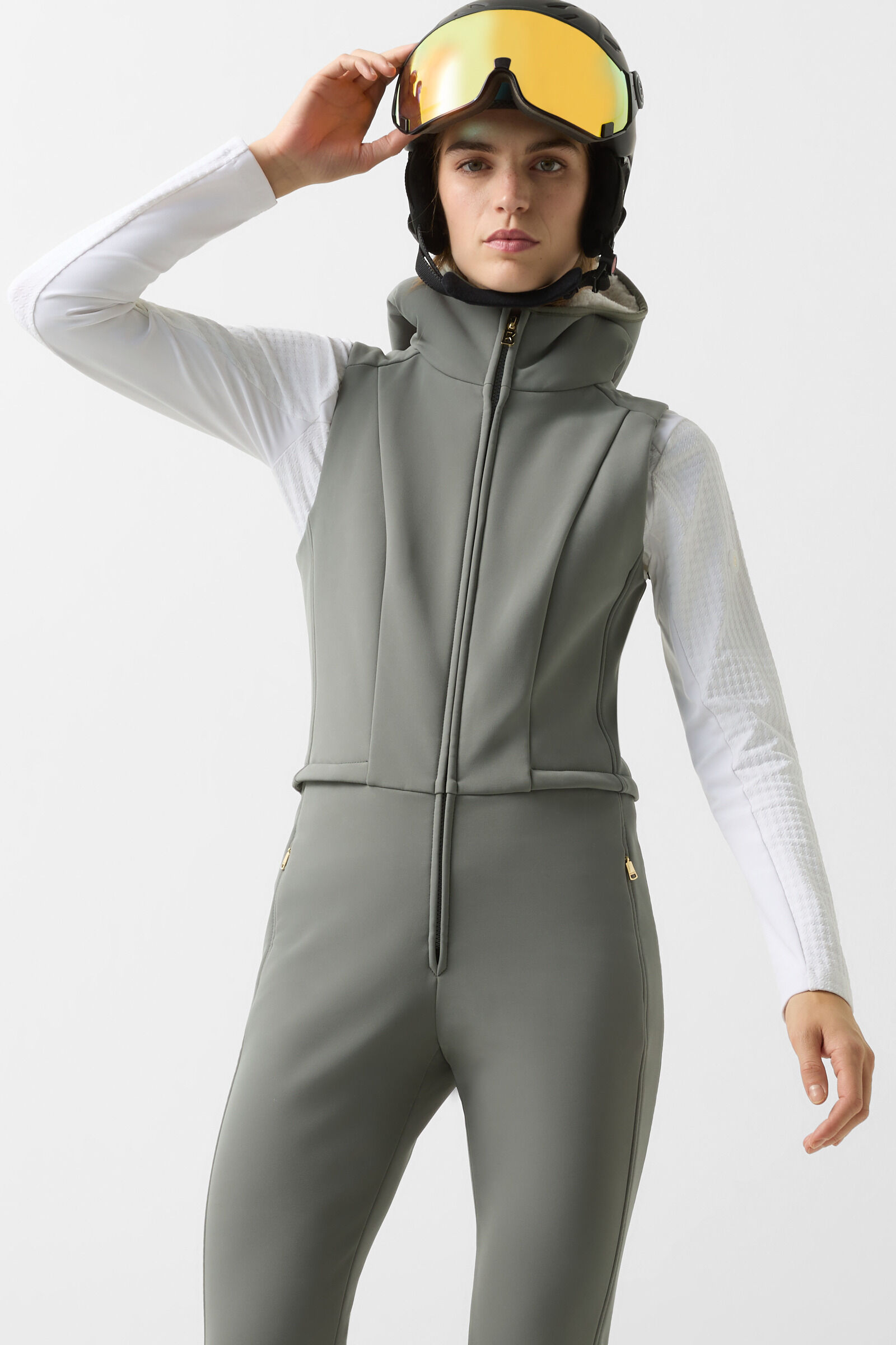 Aya 2-in1 ski overall Eucalyptus