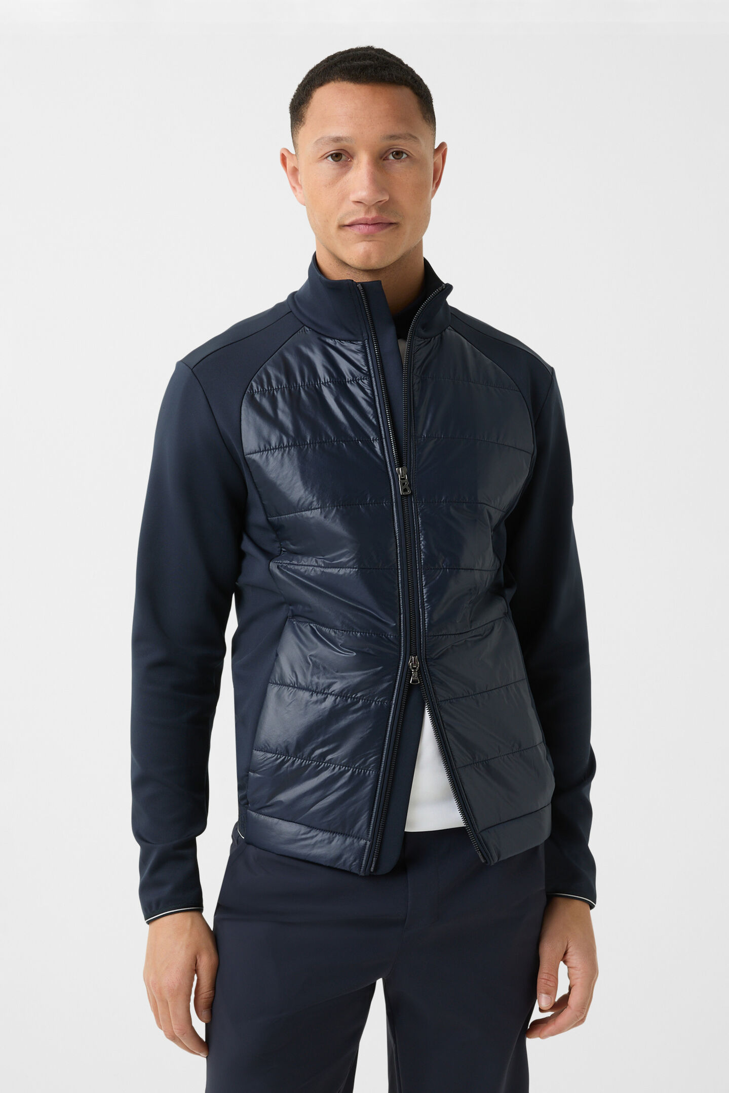 Hybrid-Jacke Lucon Navy-Blau