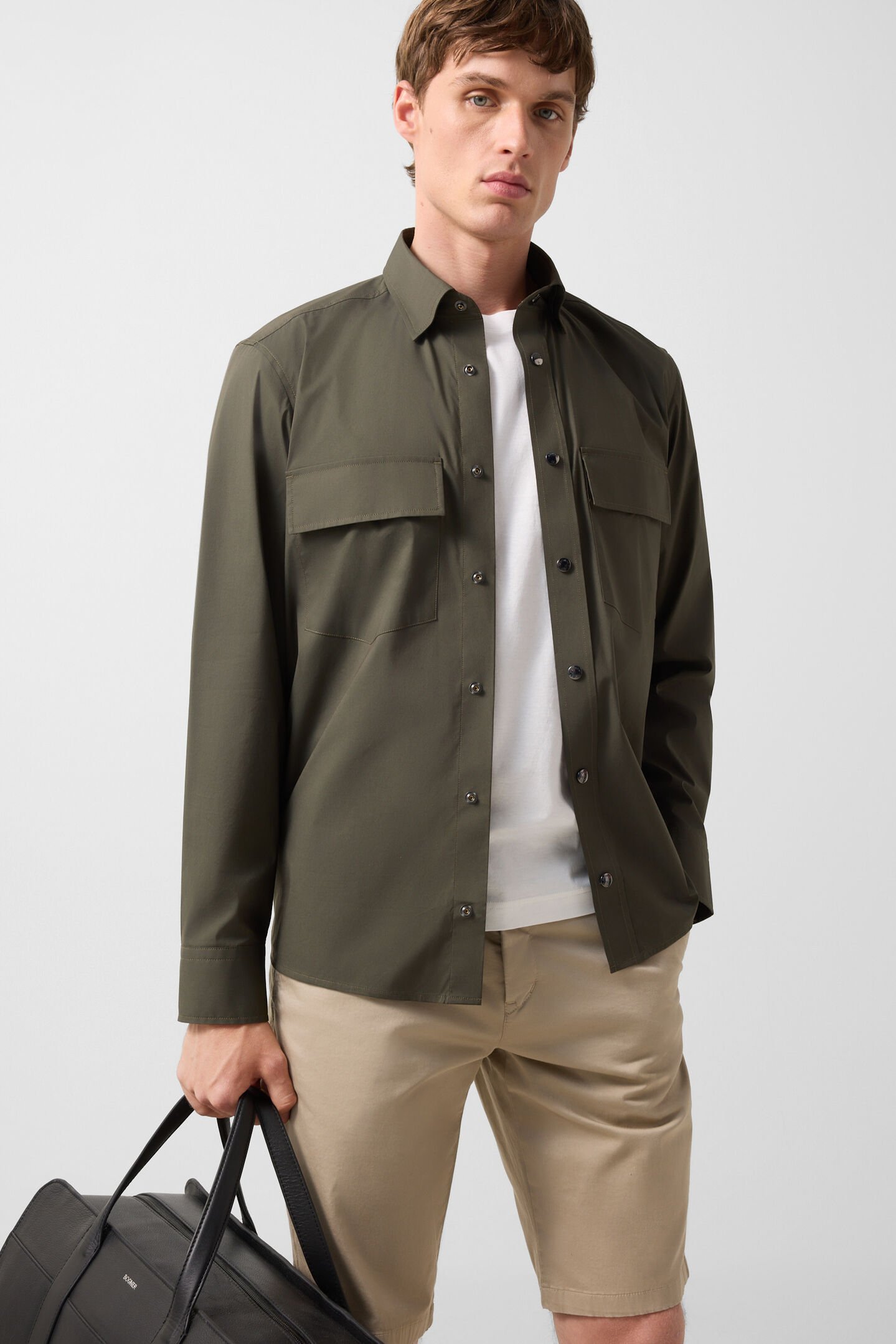 Shirt Heiko Olive green