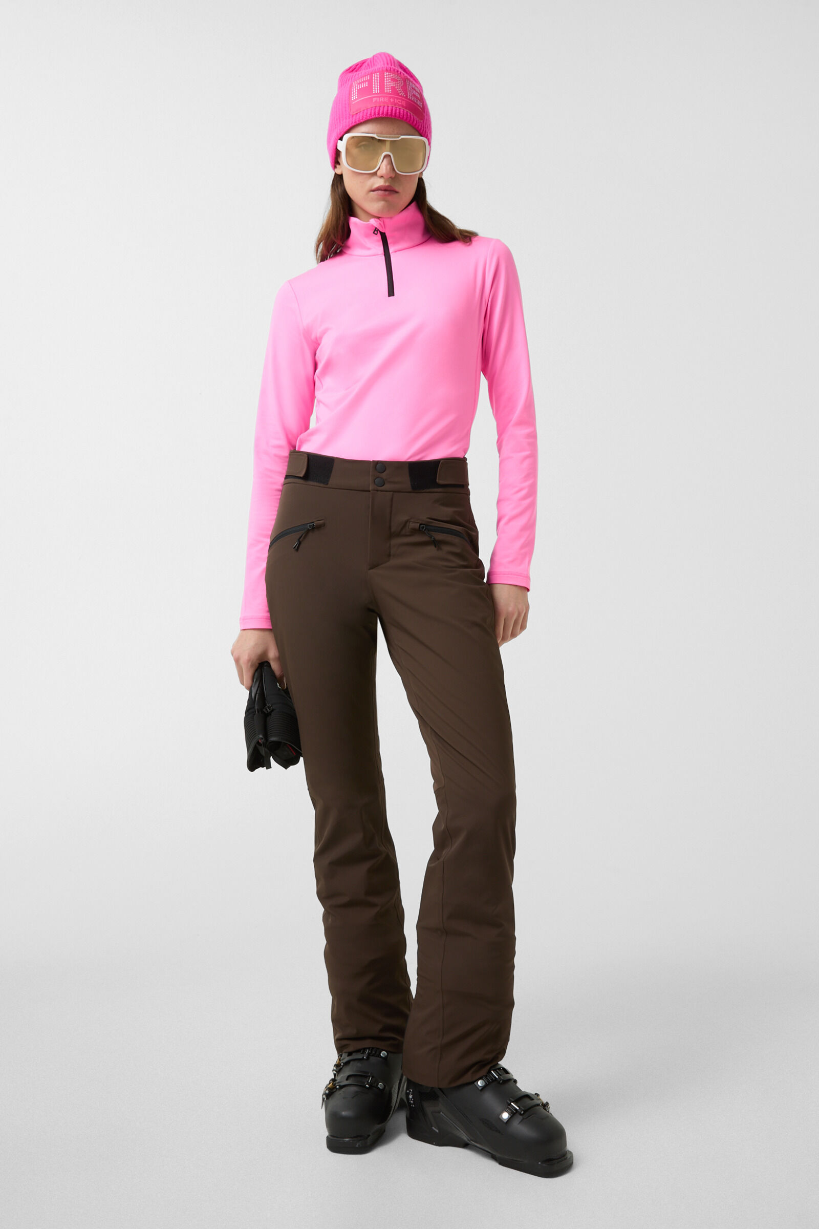 Nessa ski trousers Chocolate