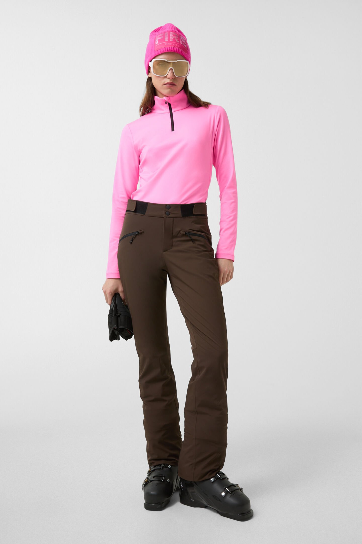 Nessa ski trousers Chocolate