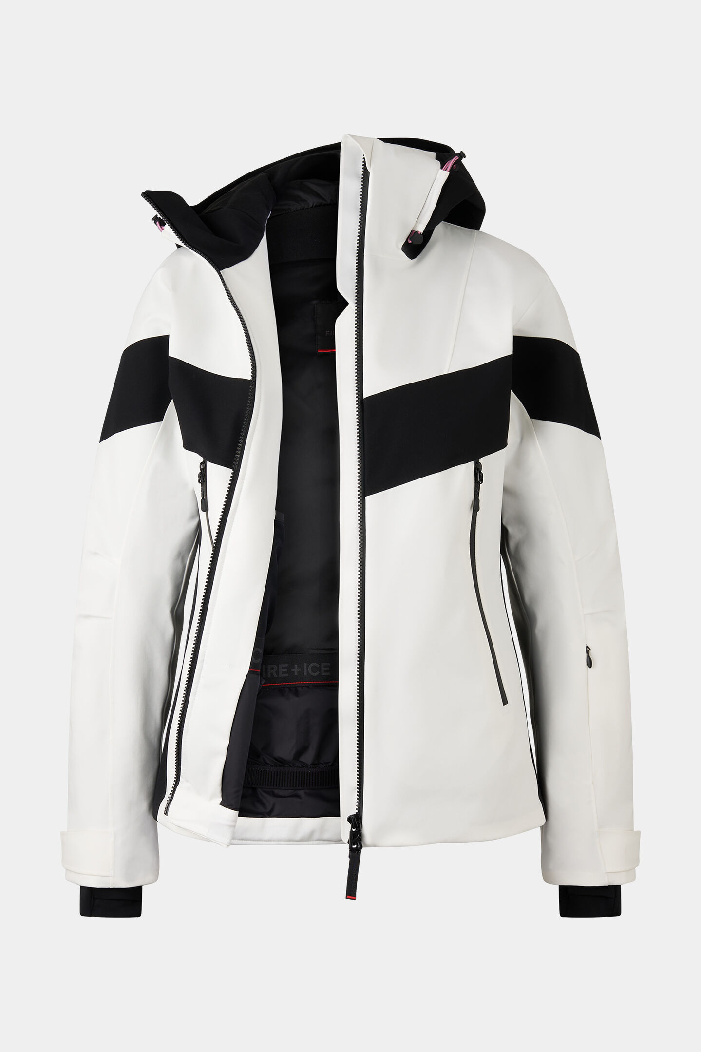 Ashley ski jacket Off-white/black