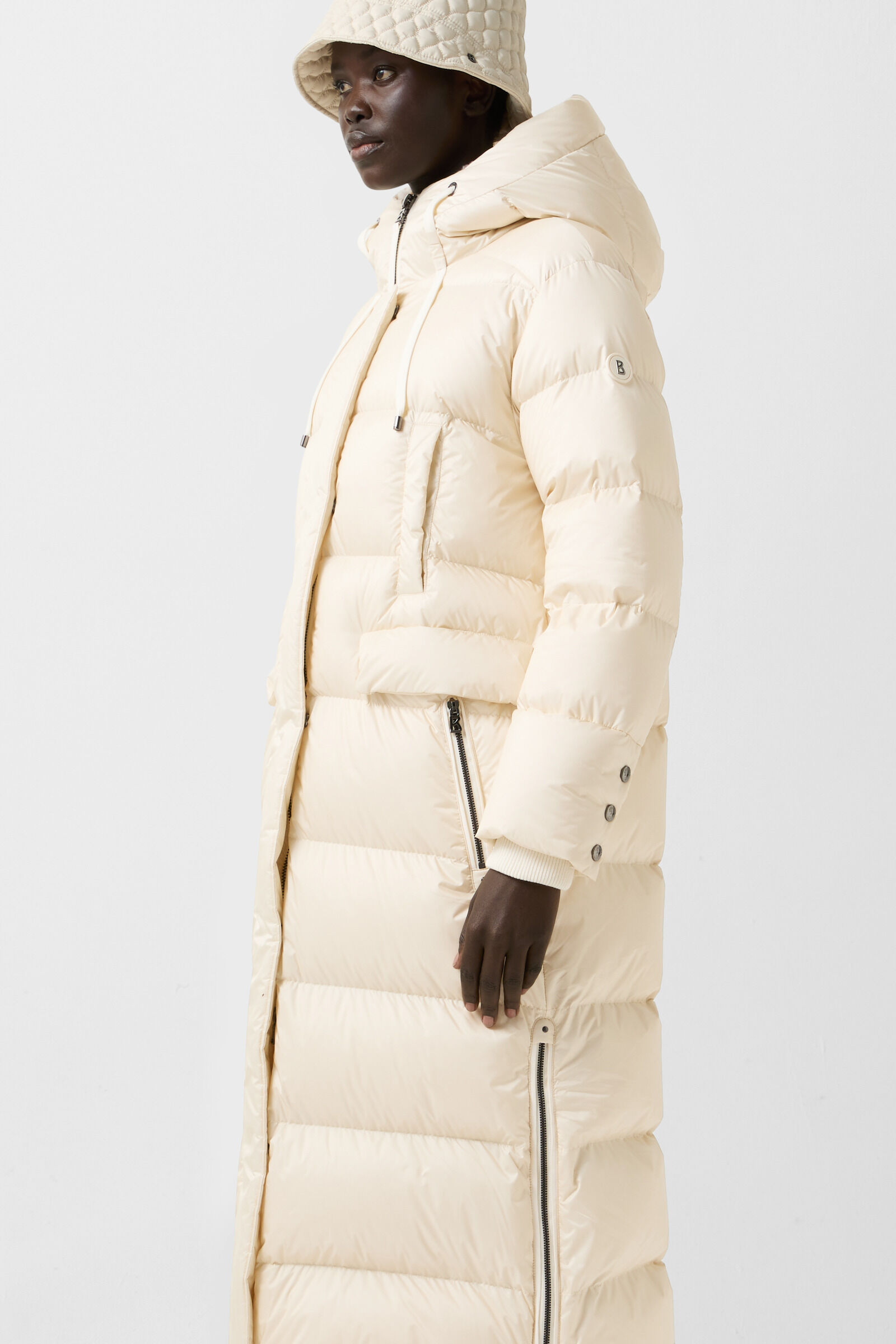 Manteau de duvet Jonna Cr&egrave;me