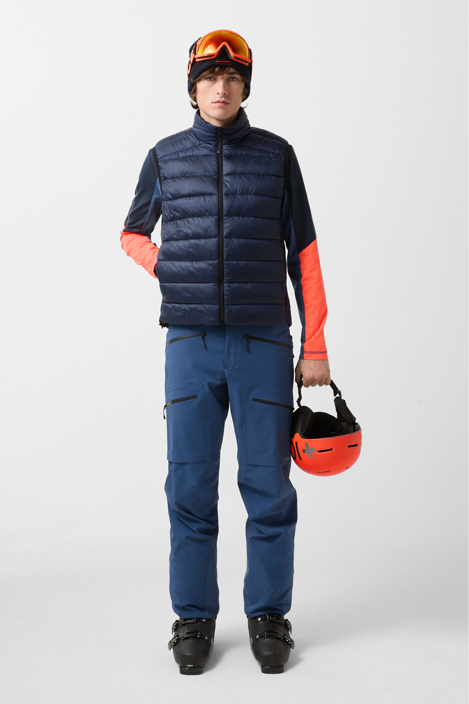 Homer quilted waistcoat Dark blue