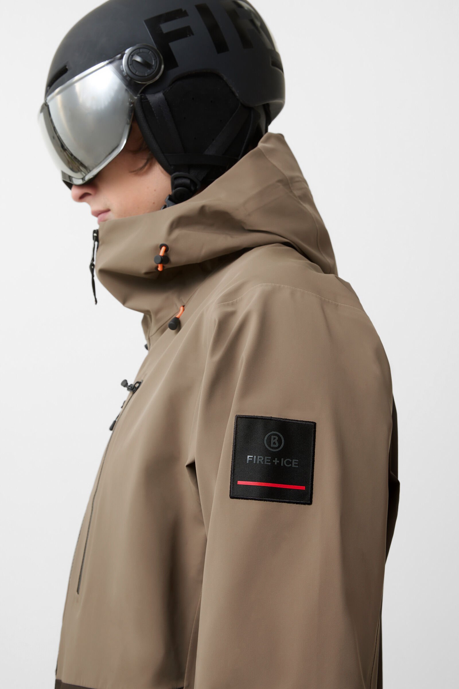 Softshell-Skijacke Piaro Karamell/Chocolate