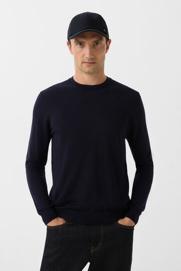 Fine knit jumper Ole Navy blue Fine knit jumper Ole Navy blue
