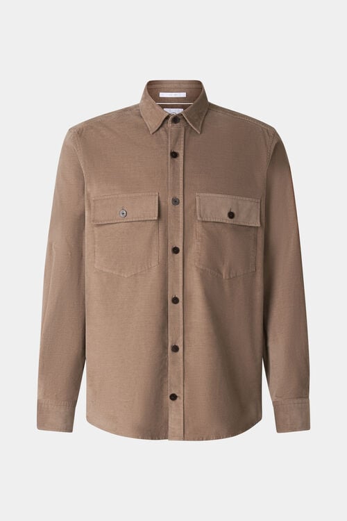 Corduroy shirt Heiko Mud