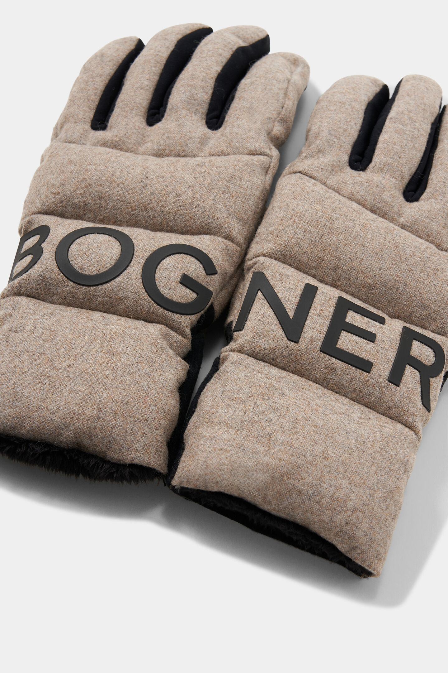 Gants en flanelle Walker Gris/noir