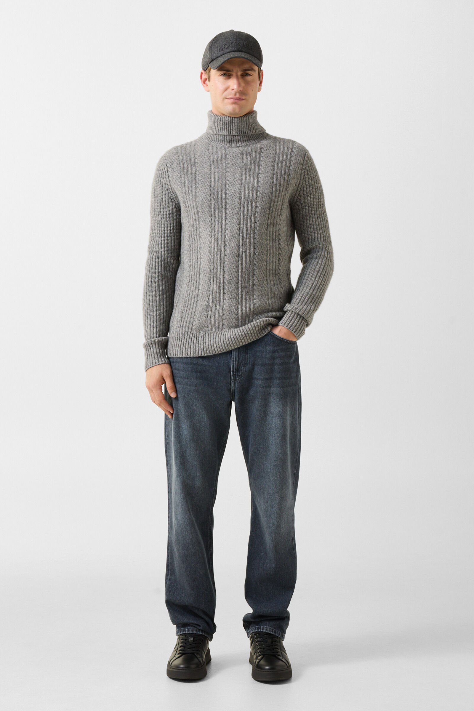Yak-Pullover Eros Grau