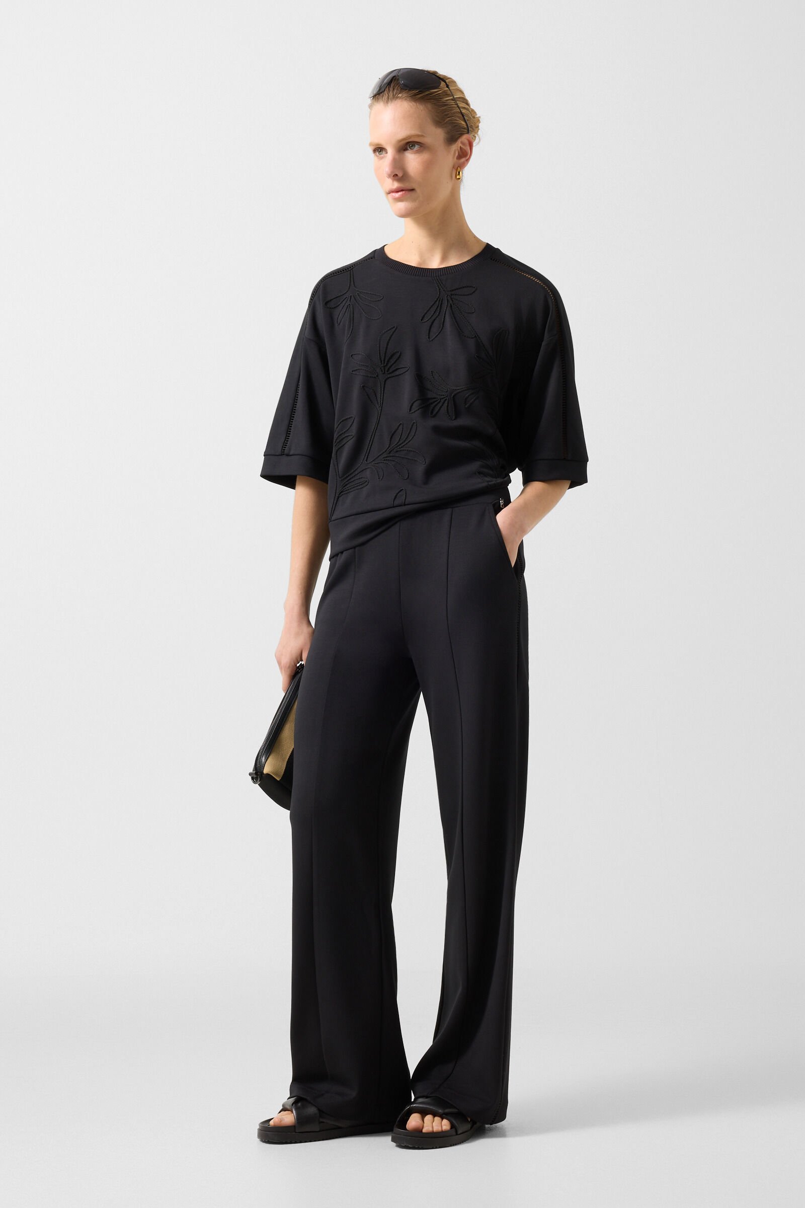 Ruby jersey trousers Black