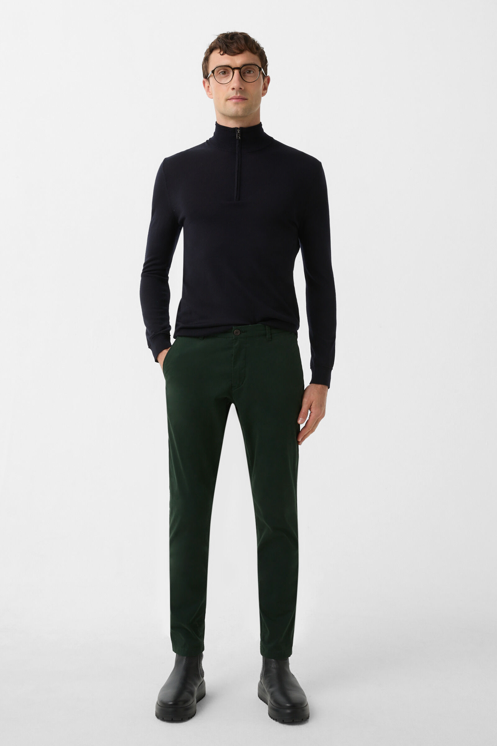 Chinos Nik Dark green