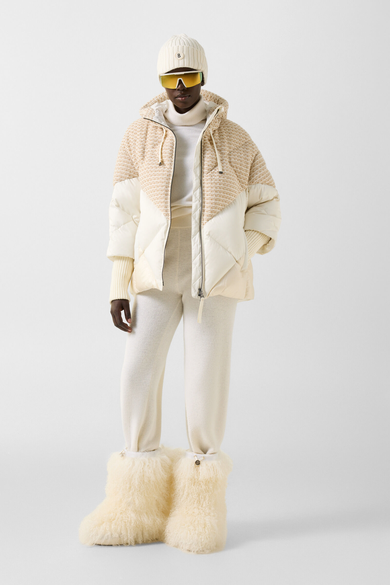 Daunenjacke Sheryl Off-White/Beige