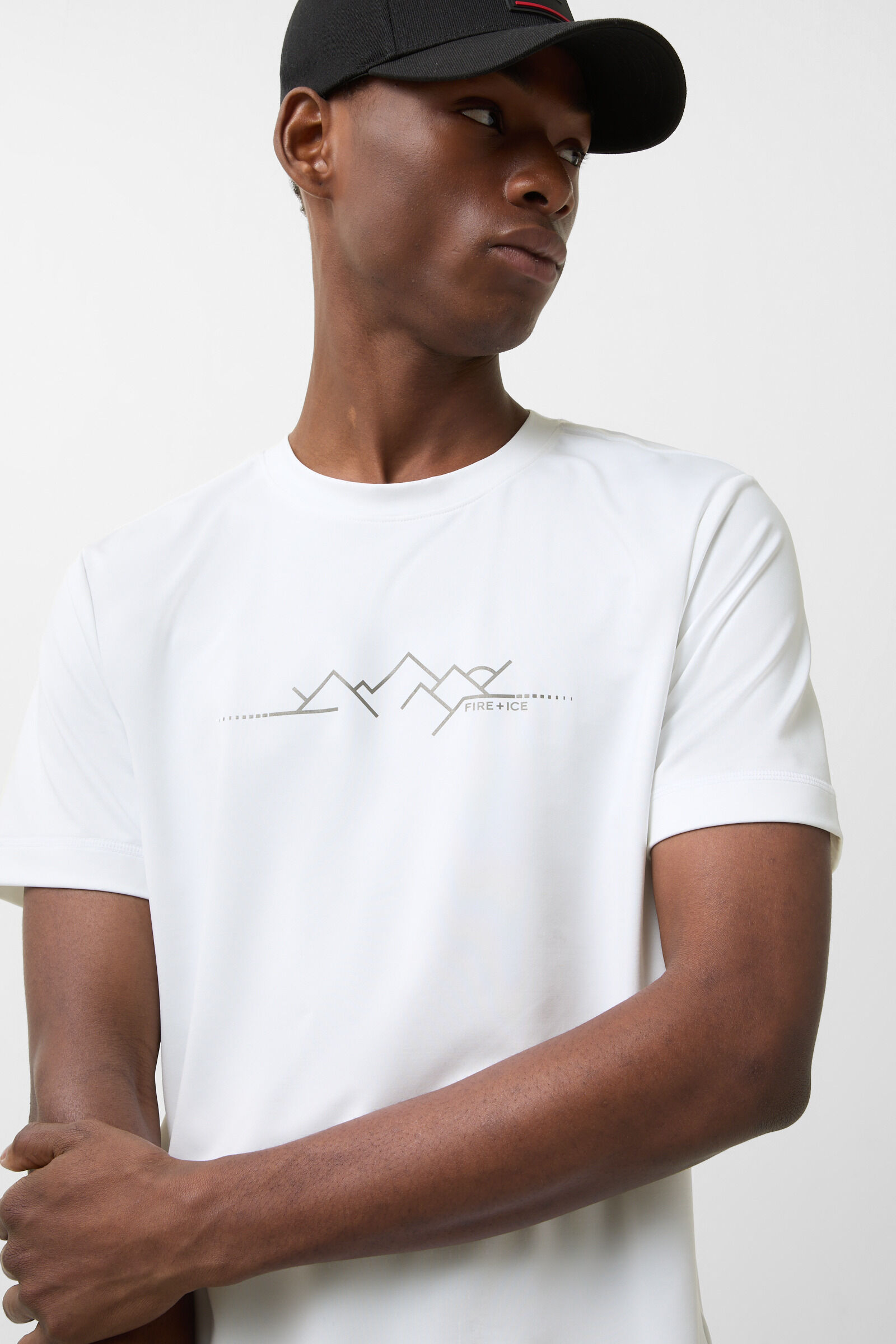 T-shirt Straight White
