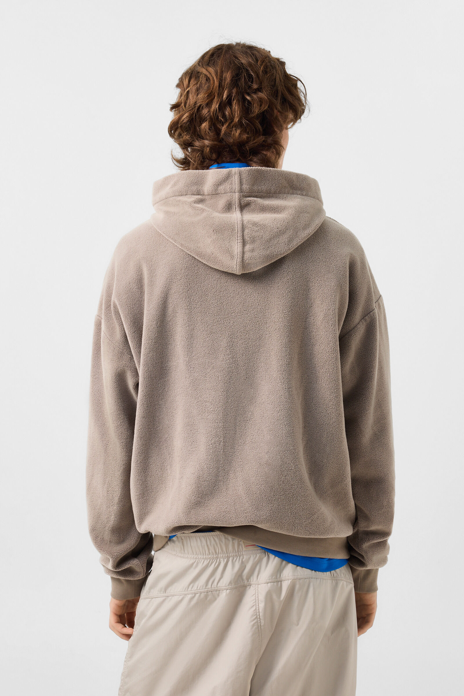 Fleece-Hoodie Ilario Taupe