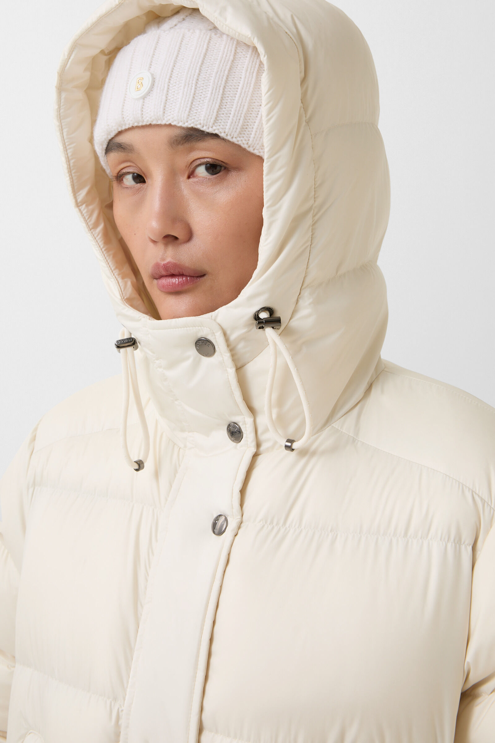 Manteau de duvet Jonna Cr&egrave;me