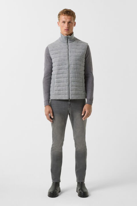 Gebreid gilet Lavin Lichtgrijs Gebreid gilet Lavin Lichtgrijs