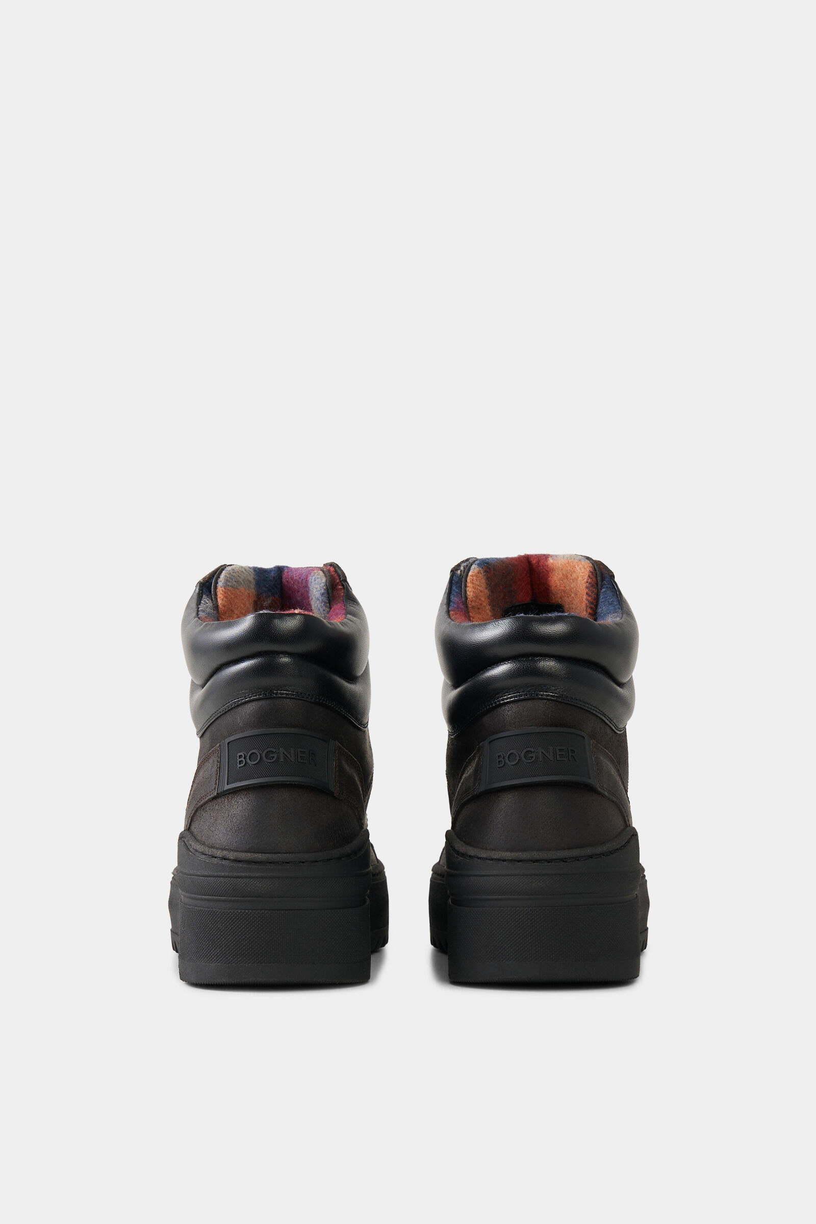 Bucharest high-top trainers Chocolate