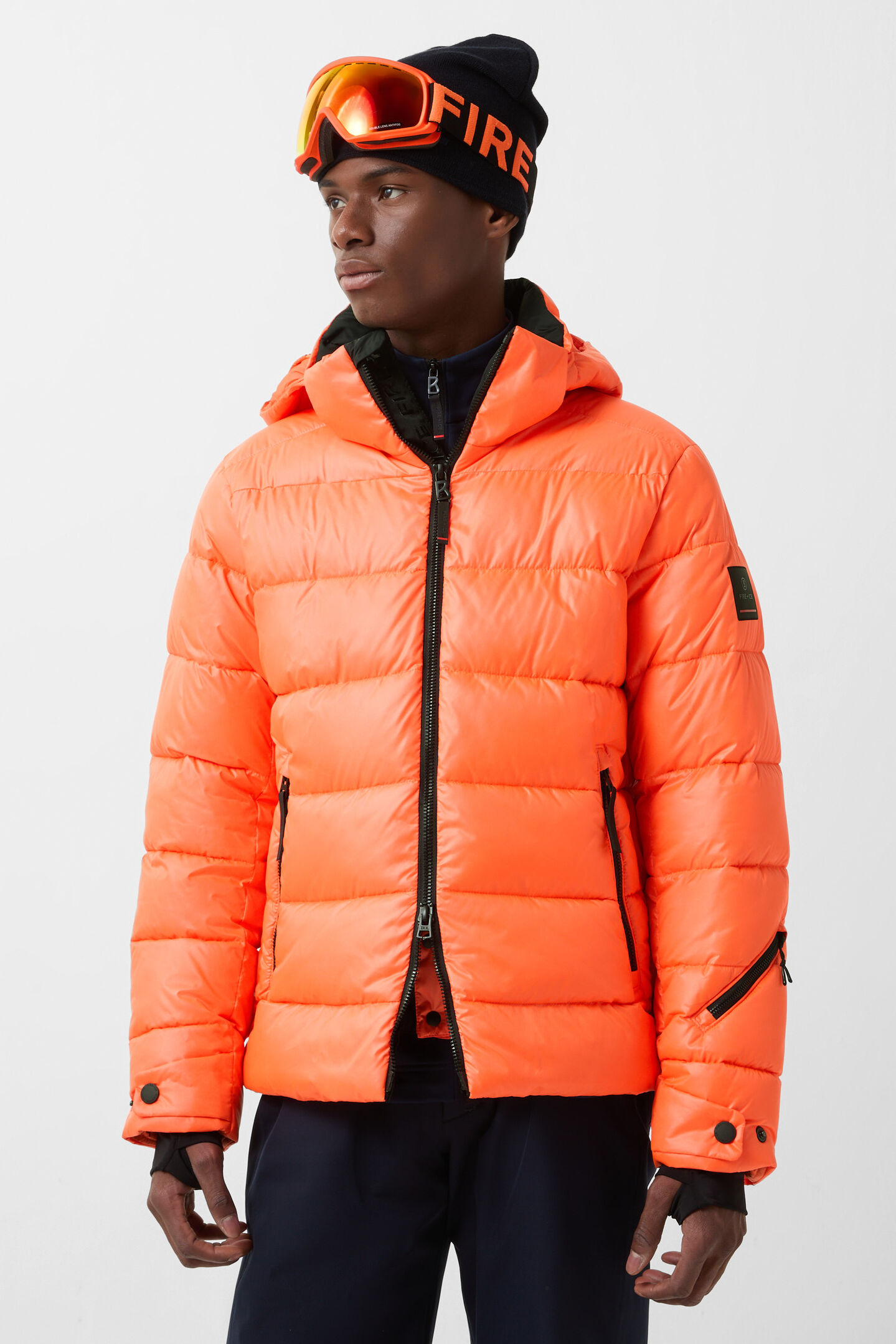 Ski-jas Luka Neon oranje