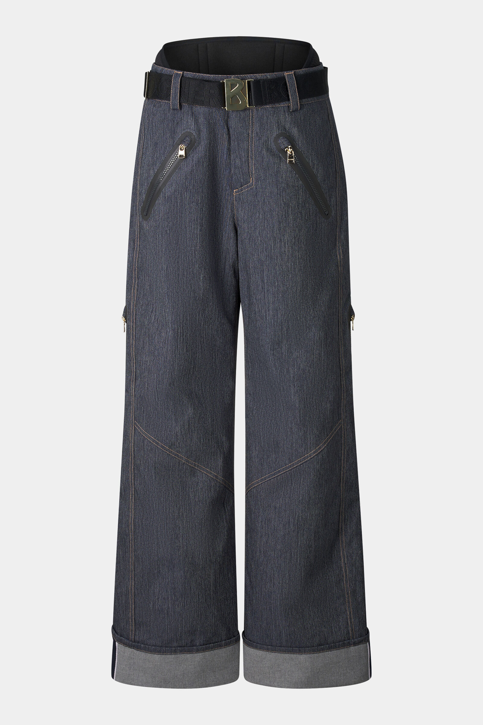 Klea Denim Ski Pants Denim Blue