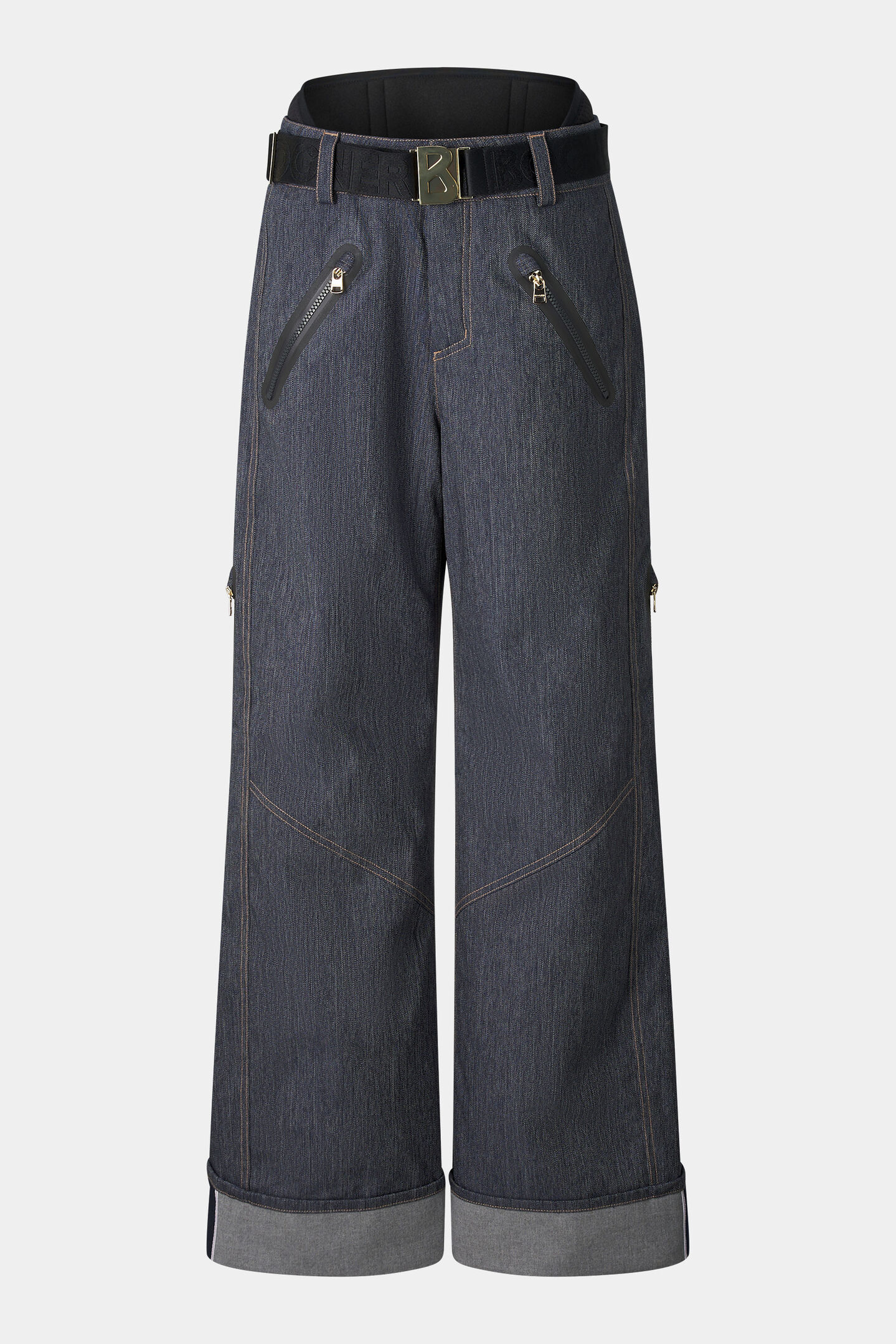 Klea Denim Ski Pants Denim Blue