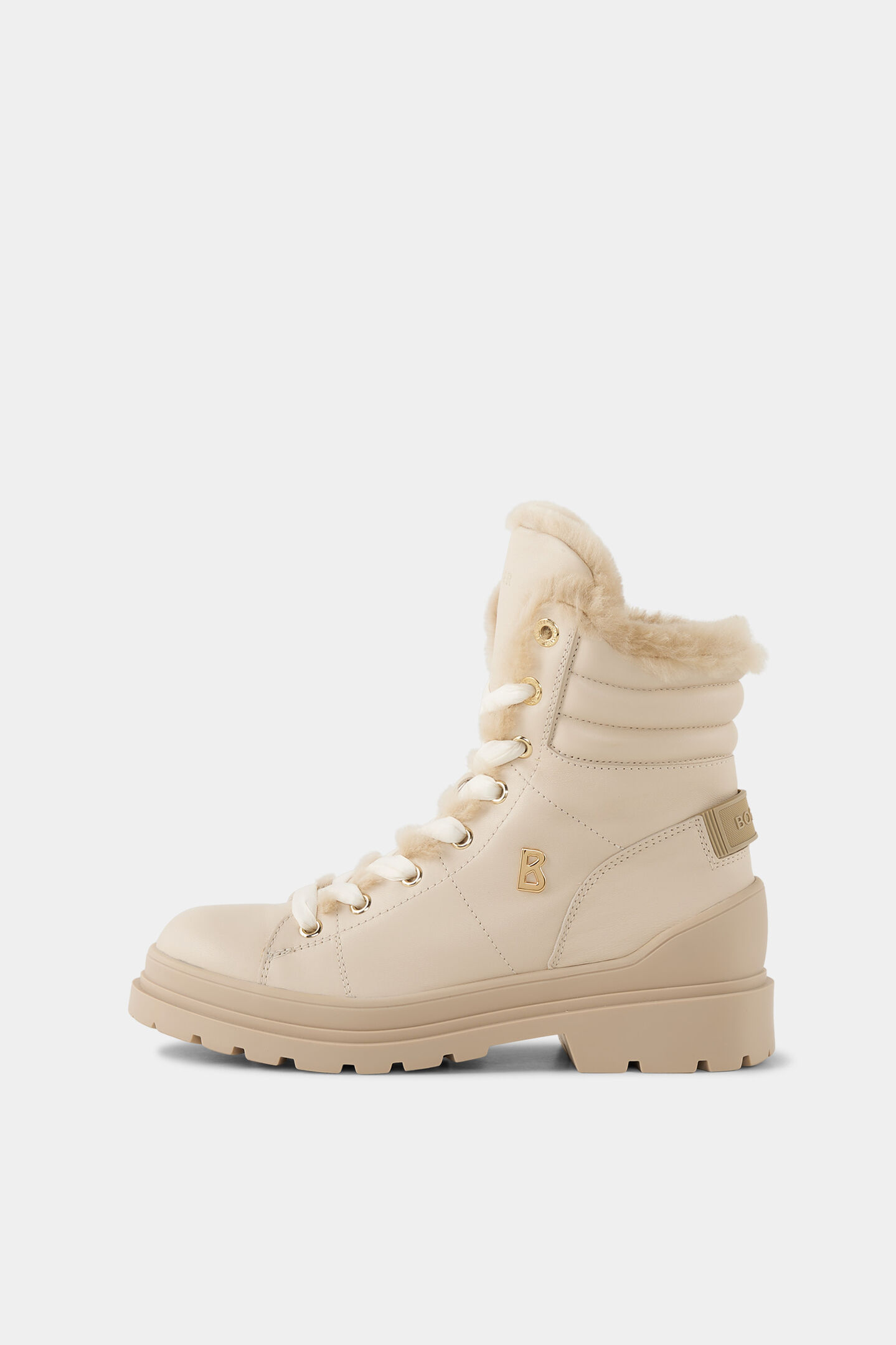 Mid boots St.Moritz with spikes Beige