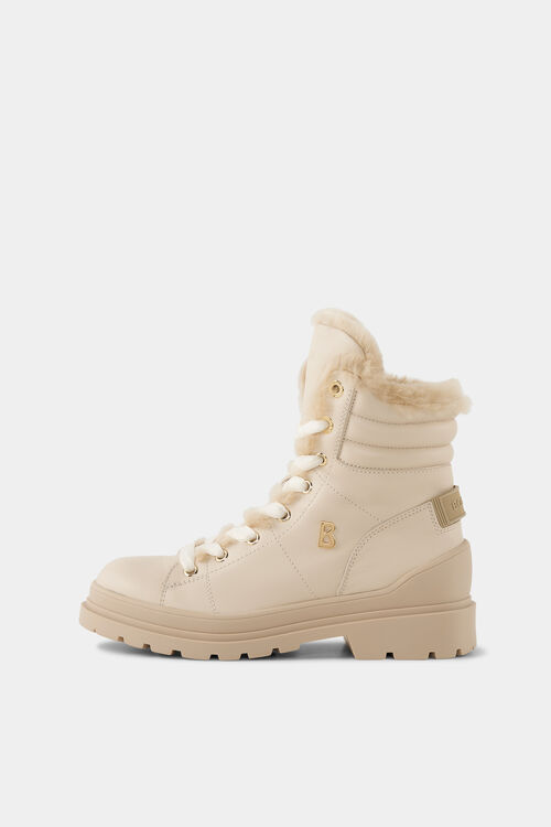 Mid boots St.Moritz with spikes Beige