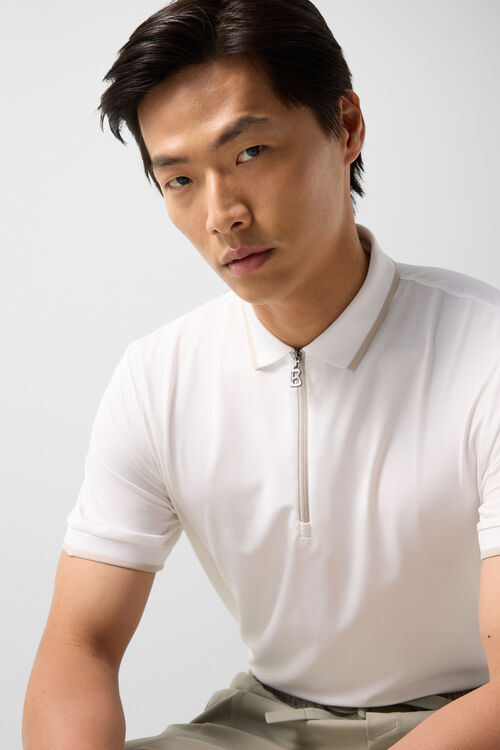 Funktions-Polo-Shirt Cody Off-White
