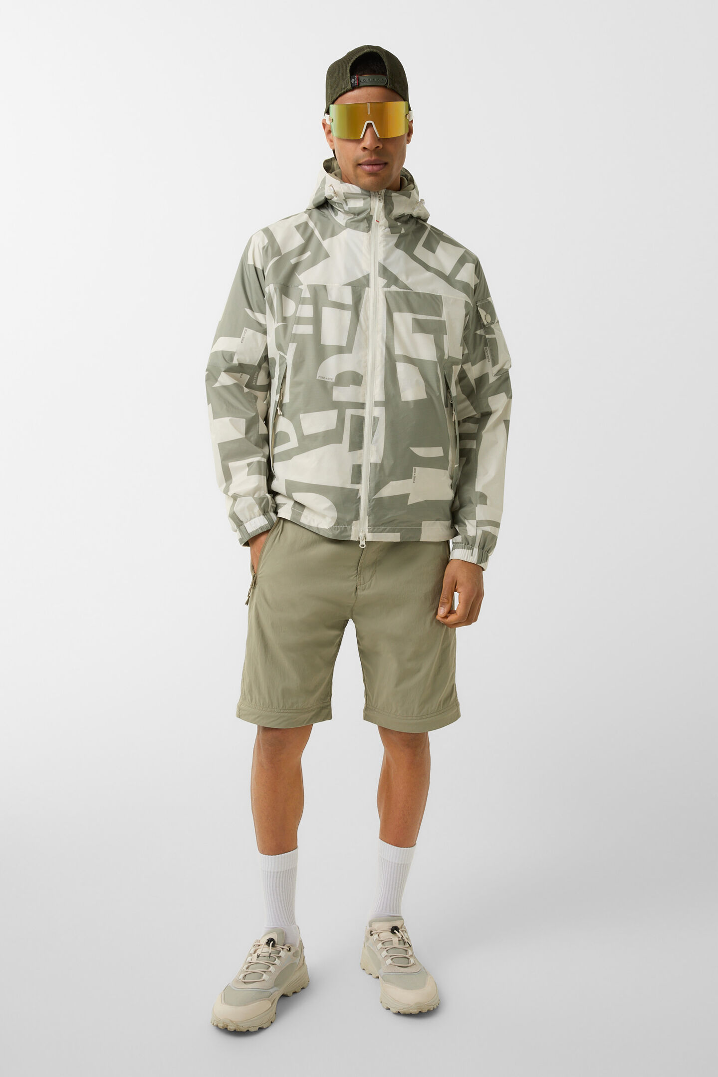 Justin functional jacket Beige/Off-White