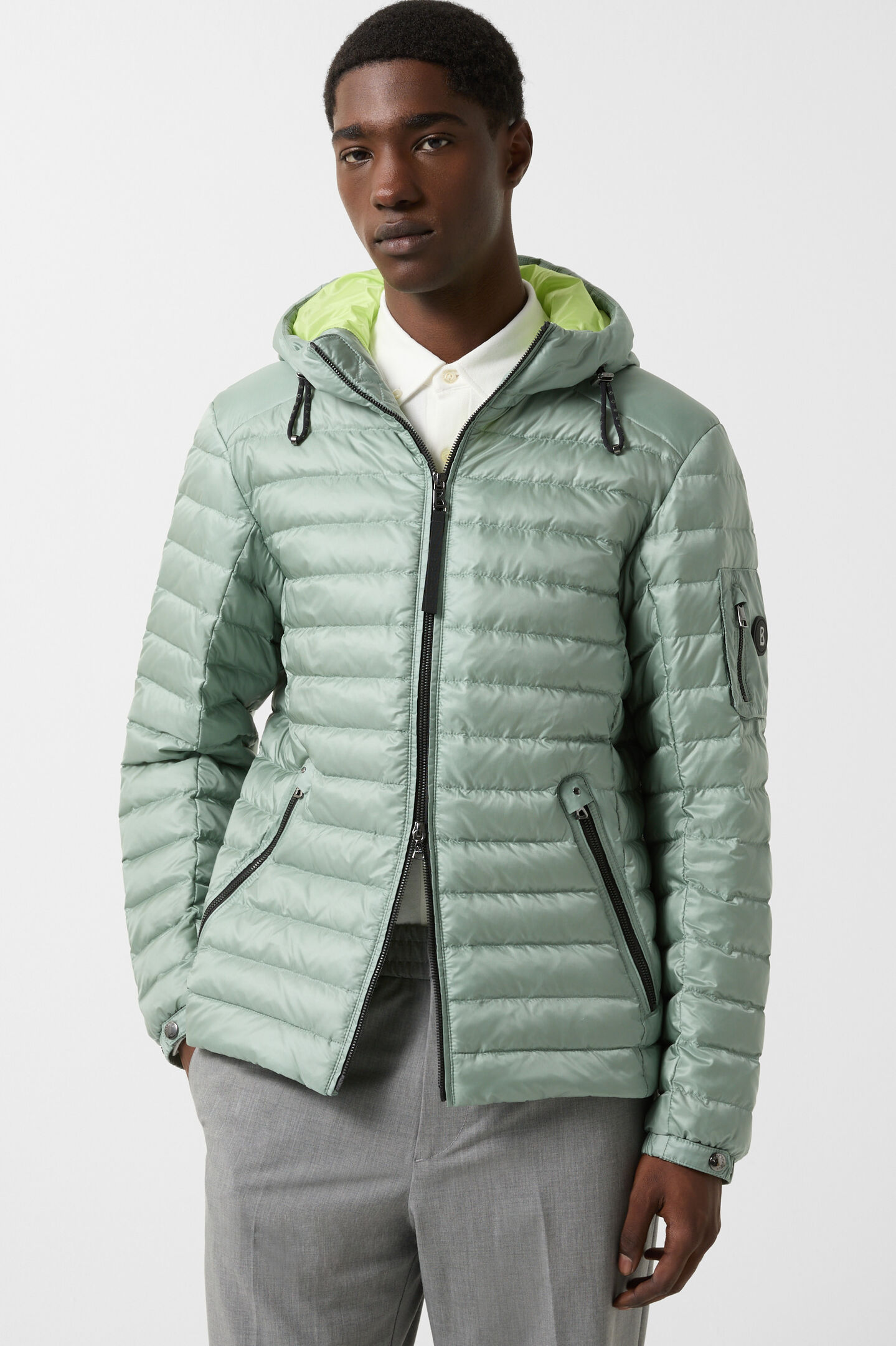 Loke Lightweight down jacket Lime green