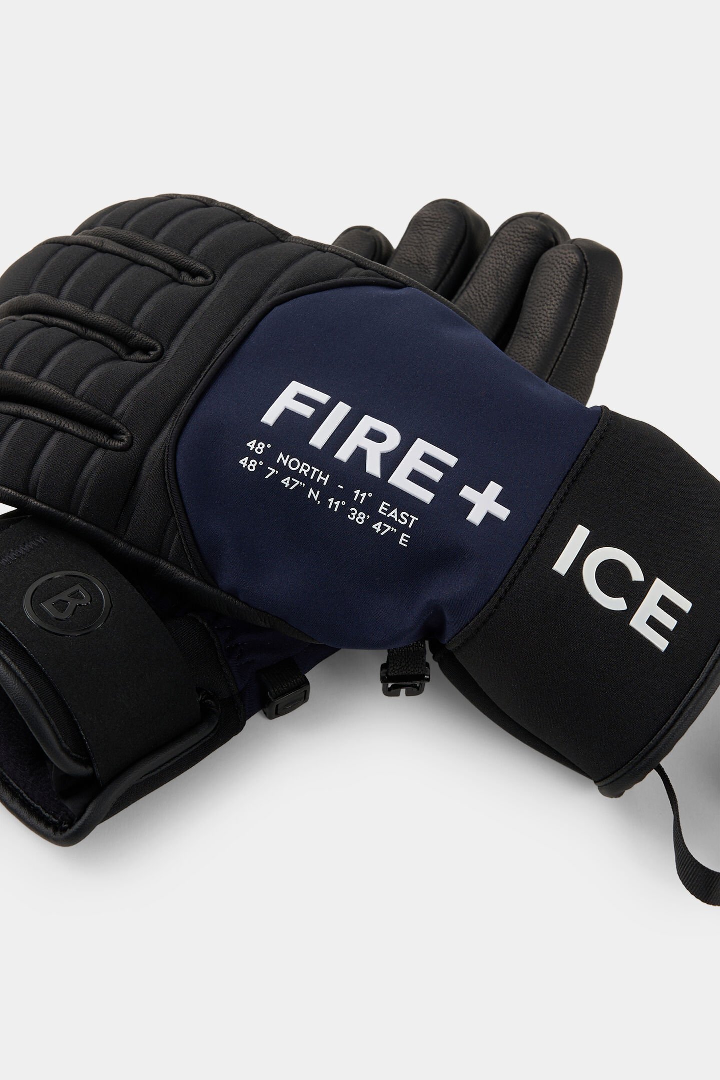 Handschuhe Erko Schwarz/Navy-Blau