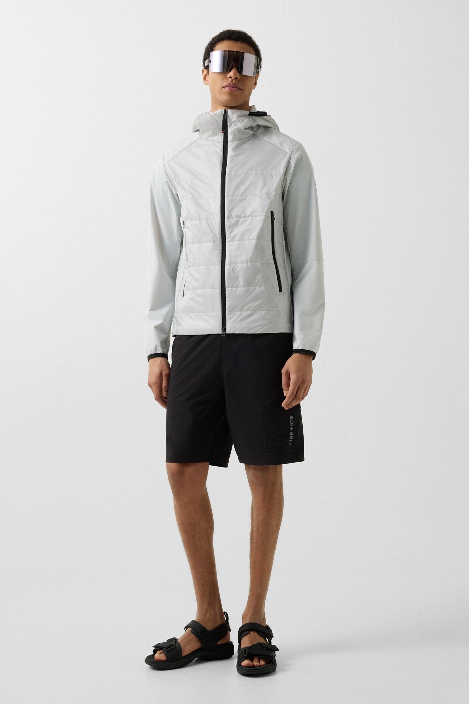 Kegan hybrid jacket Light grey