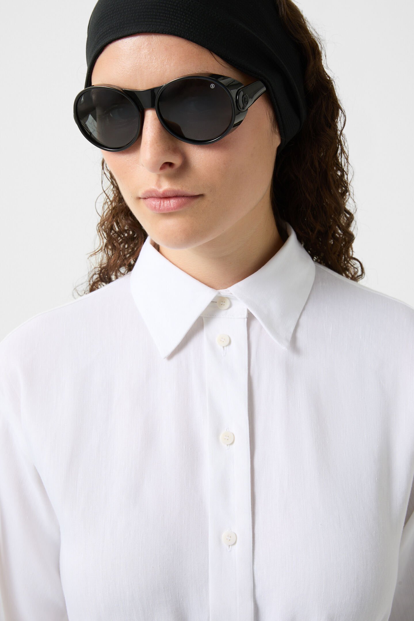 Reika shirt dress White