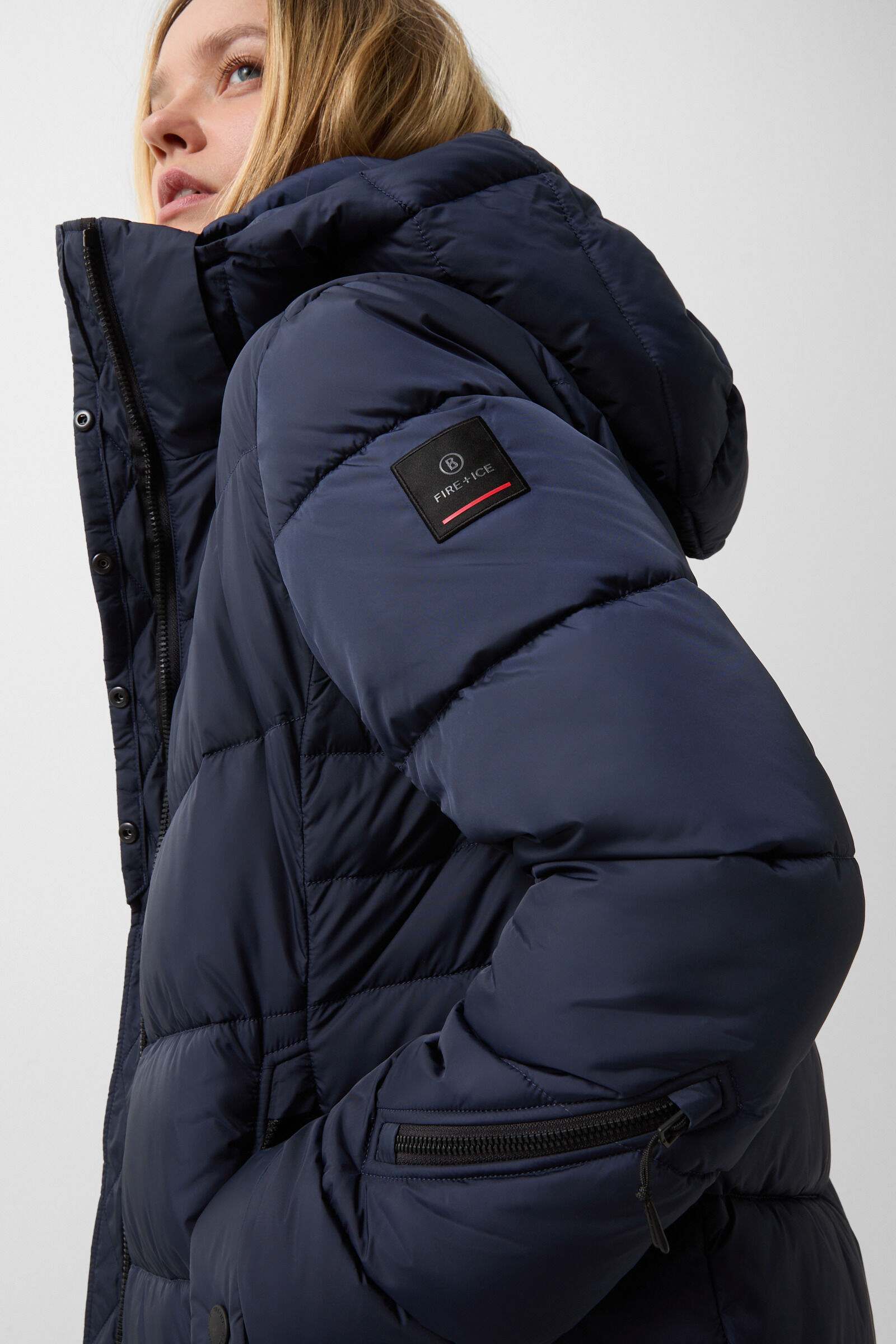 Steppmantel Aenny Navy-Blau