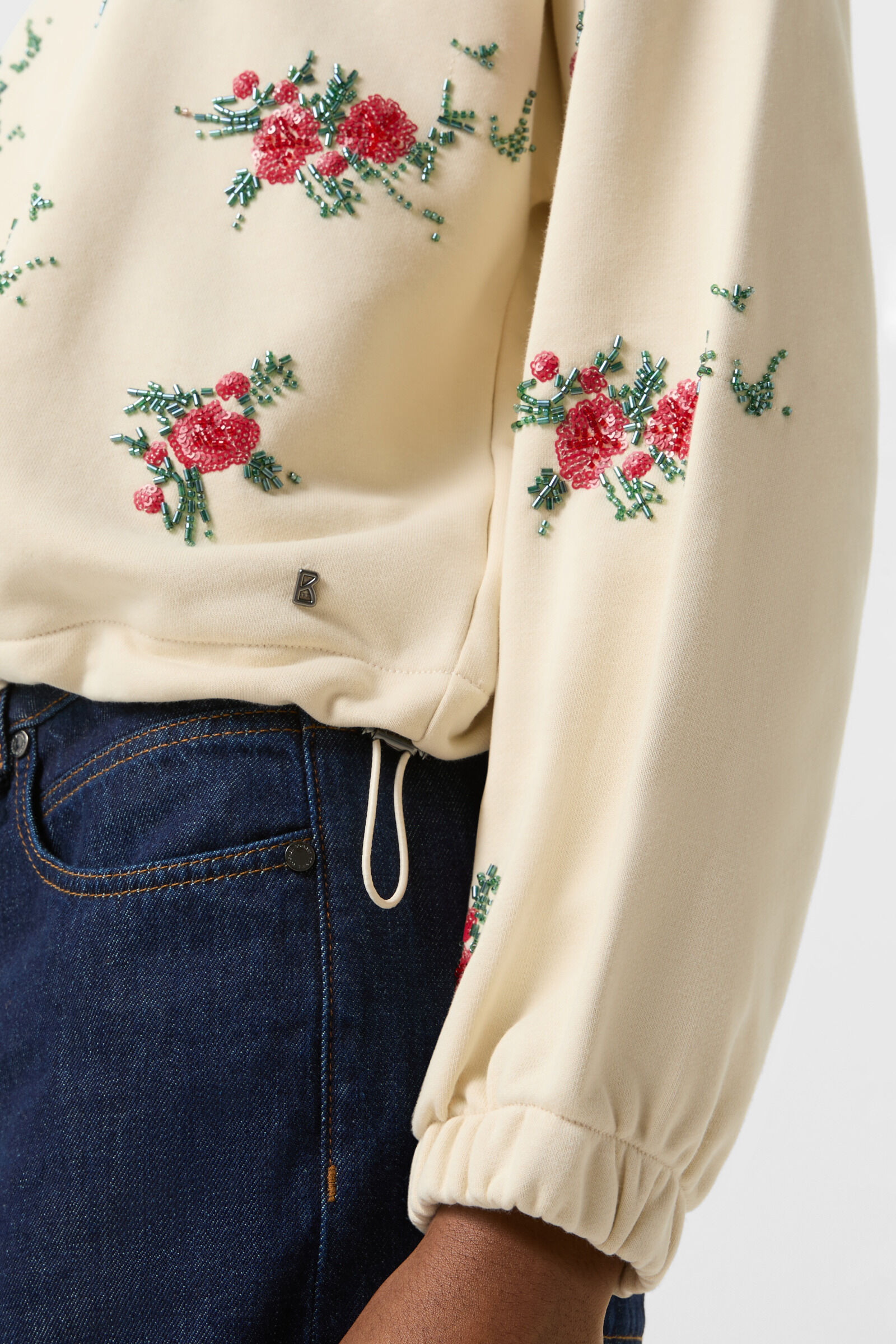 Polo sweatshirt Bijou Sable