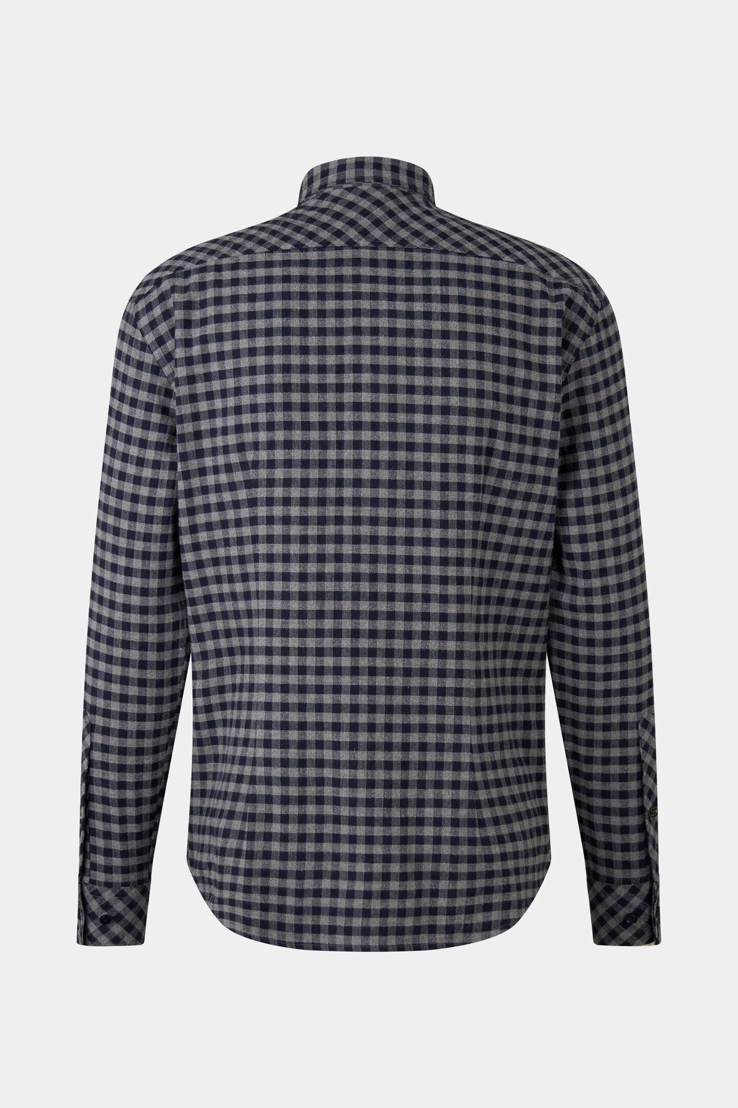 Flanell-Hemd Timt Navy-Blau/Grau