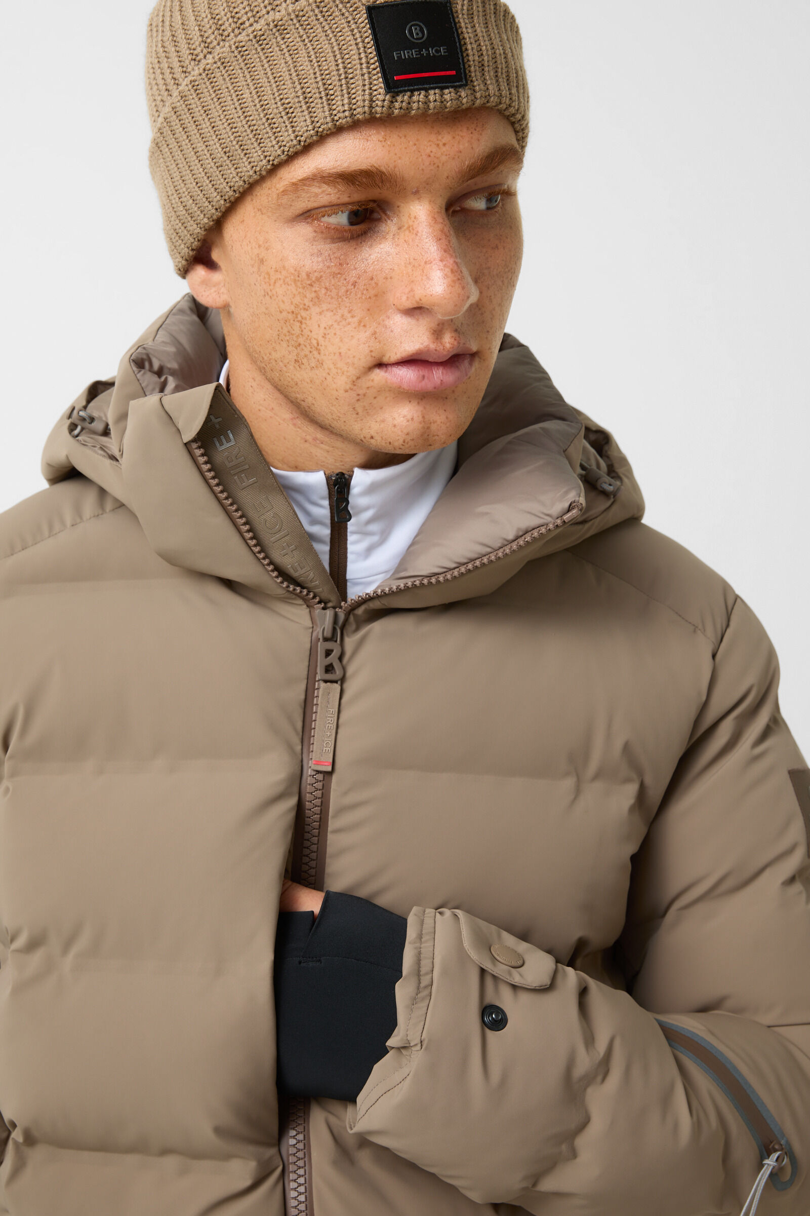 Tec-Luka ski jacket Caramel